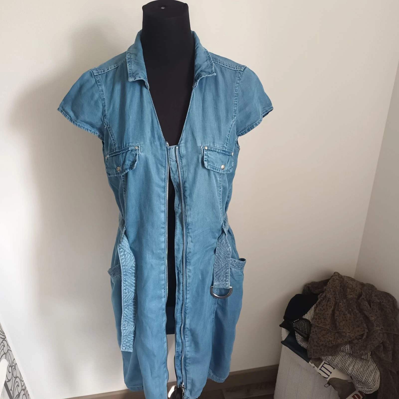 Lyocell-jurk Bréal – Stijlvolle en moderne denimstijl (Maat 40) – photo 2